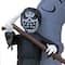 National Tree Company; 12ft. Inflatable Halloween Ghost Decoration with LED Lights; Category:Shop all Inflatables; Image:4
